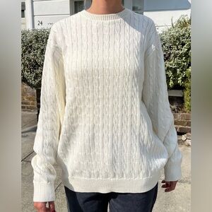 Brandy Melville Brianna Sweater Cream